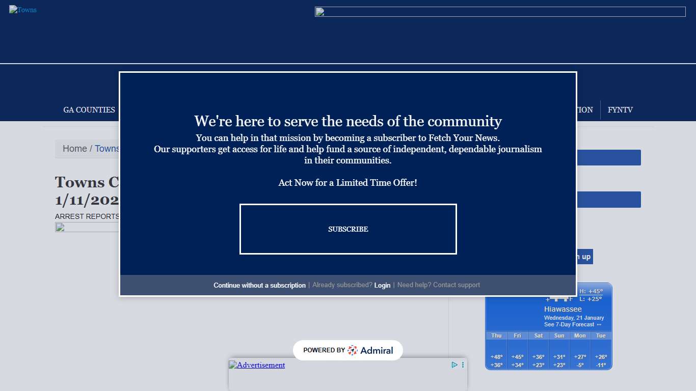 Towns County Archives - TownsTowns